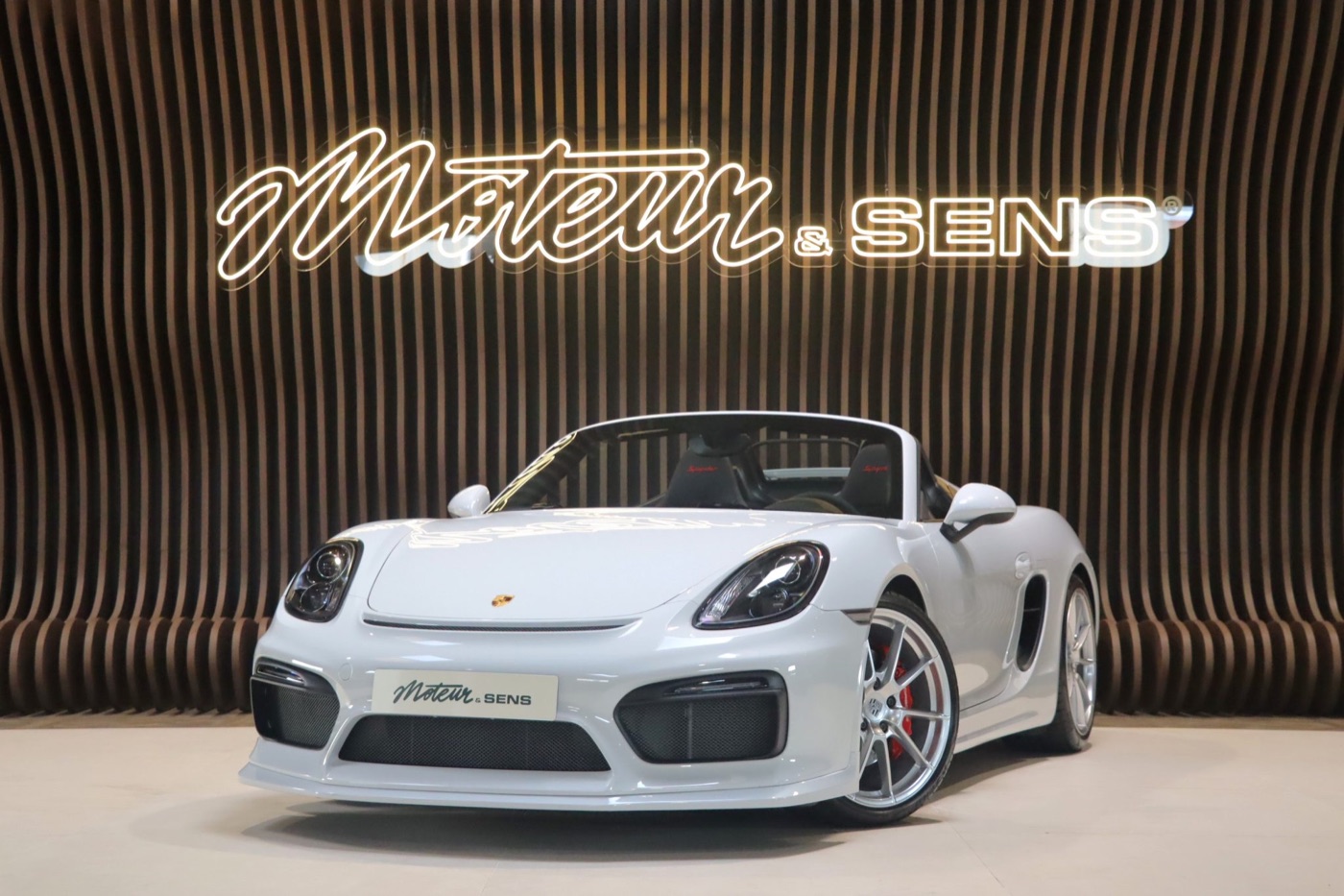 Porsche Boxster Spyder 981 chez Moteur & Sens
